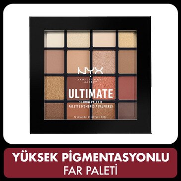 Nyx Professional Makeup Ultimate Shadow Palette Warm Neutrals