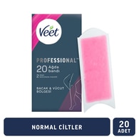 Veet Ağda Bandı 20'li Normal Ciltler İçin