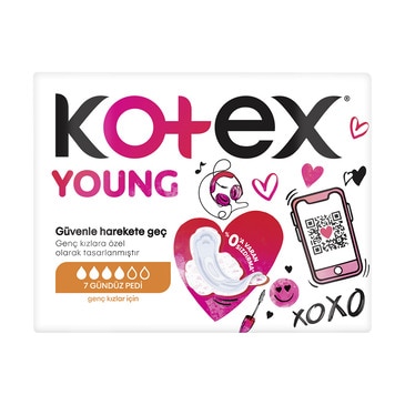 Kotex Young Tekli Paket Gündüz 6'lı