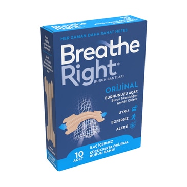 Breathe Right Burun Bandı Regular 10 Adet