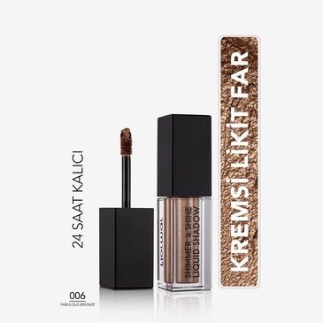 Flormar Shimmer & Shine Işıltılı Likit Far No: 006