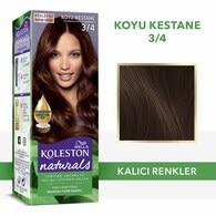 Wella Koleston Naturals Saç Boyası 3/4 Koyu Kestane