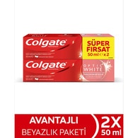 Colgate Optic White Parıldayan Beyazlık 2x50  ml Set