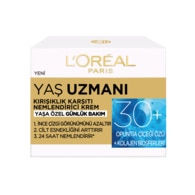 L'Oreal Paris Yaş Uzmanı Kırışıklık Karşıtı Nemlendirici Krem 30+ 50 ml