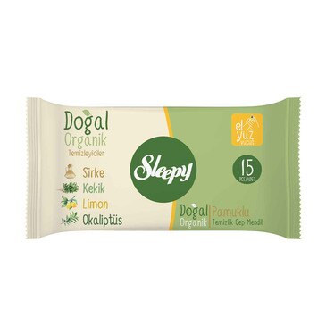 Sleepy Doğal Cep Mendili 3x15'li