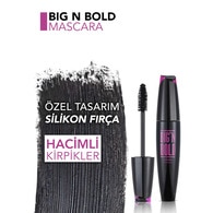 Flormar Big N Bold Hero Kirpik Uzatıcı ve Dolgunlaştırıcı Maskara Siyah