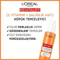 L'Oreal Paris Revitalift Clinical C Vitamini + Salisilik Asit Aydınlatıcı ve Gözenek Karşıtı Köpük Temizleyici