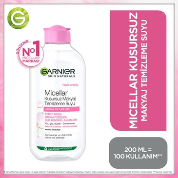 Garnier Esas Bakım Micellar Makyaj Temizleme Suyu 200 ml