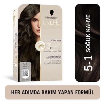 Creme Supreme Saç Boyası Soğuk Kahve 5-1
