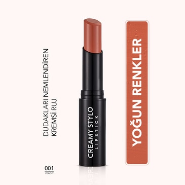 Flormar Creamy Stylo Yarı Parlak Bitişli Kremsi Ruj No: 001