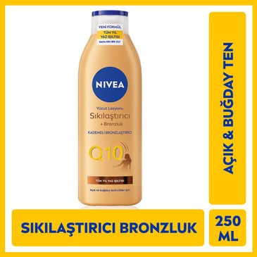 NIVEA Q10 Bronzlaştırıcı ve Sıkılaştırıcı Vücut Bakım Losyonu 200 ml