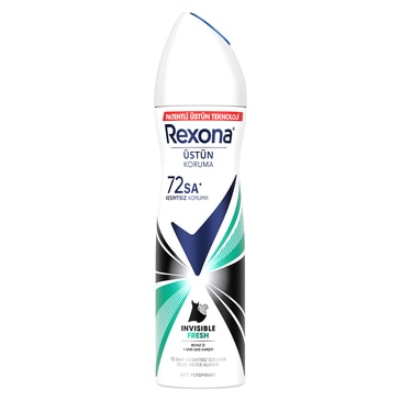 Rexona Kadın Sprey Deodorant Invisible Fresh Deep 72 Saat Kesintisiz Üstün Koruma 150 ml