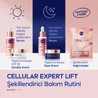 Nivea Cellular Expert Lift Doğal Retinol Alternatifi Saf Bakuchiol ve Hyaluronik Asit içeren Gece Kremi 50 ml
