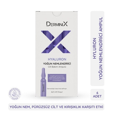 Derminix Cilt Bakım Ampulü Hyaluron 6 Adet