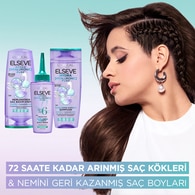 L'Oreal Paris Elseve Hydra [Hyaluronic] Pure Salisilik Asit içeren Yağlanma Karşıtı Nemlendirici Saç Kremi 250 ml