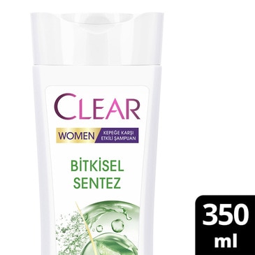 Clear Women Kepeğe Karşı Etkili Şampuan Bitkisel Sentez 350 ml