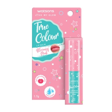 Watsons True Colour Lip Balm Blooming Pink 1.7 gr