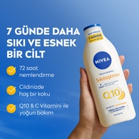 NIVEA Q10 Sıkılaştırıcı ve Nemlendirici Vücut Bakım Losyonu 250ml, C Vitamini