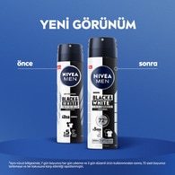 Nivea Men Erkek Sprey Deodorant Black&White Invisible Original 150 ml