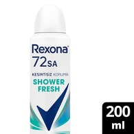 Rexona Kadın Sprey Deodorant Shower Fresh 72 Saat Kesintisiz Üstün Koruma 200 ml