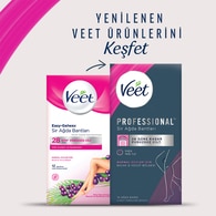 Veet Professional Ağda Bantları Normal Ciltler İçin 12li