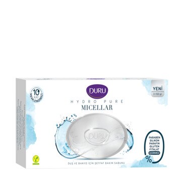 Duru Hydro Pure Micellar Şeffaf Sabun 3x150 gr