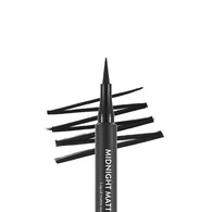 Flormar Midnight Matte  Mat Bitişli Kalem Likit Eyeliner Siyah