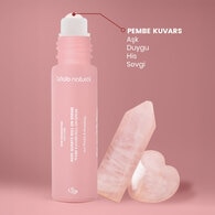 Bade Natural Pembe Kuvars Roll On Yüz Masaj Serumu Antioksidan Etkili 10 ml