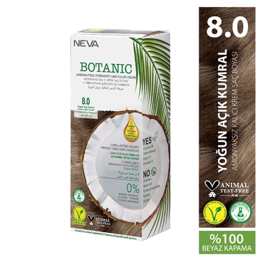 Botanic Saç Boyası No: 8.0 Yoğun Açık Kumral