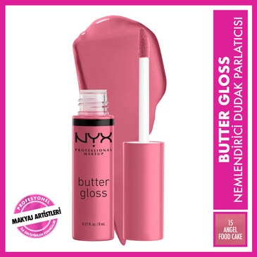 Nyx Professional Makeup Butter Gloss Dudak Parlatıcısı Angel Food Cake