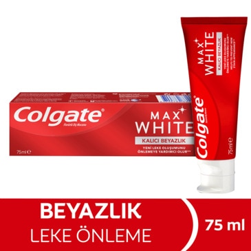 Colgate Max White Kalıcı Beyazlık Beyazlatıcı Diş Macunu 75 ml
