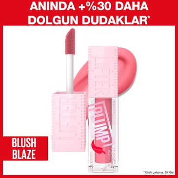 Maybelline New York Lifter Plump Dudak Parlatıcısı 001 Blush Blaze