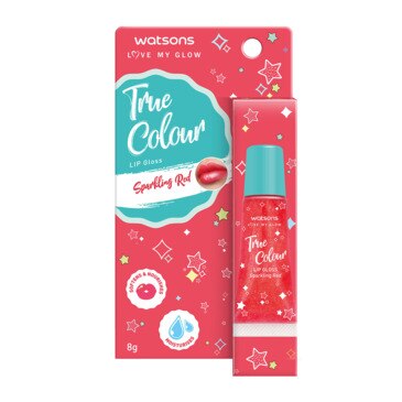 Watsons True Colour Lip Gloss Sparkling Red 8 gr