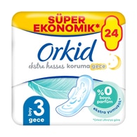 Orkid Extra Hassas Koruma Dörtlü Gece 24 Adet