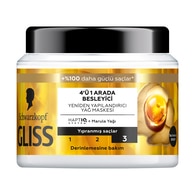 Gliss 4'ü 1 Arada Oil Nutritive Besleyici Saç Bakım Maskesi Marula Yağı ile 400 ml