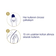 Dove Kadın Sprey Deodorant 1/4 Nemlendirici Krem Original 150 ml