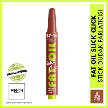 Nyx Professional Makeup Fat Oil Slick Click Parlatıcı Dudak Balmı 05 Link In My Bio
