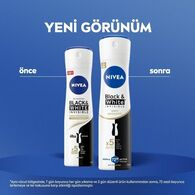 Nivea Black and White Invisible Kadın İpeksi Pürüzsüzlük Deodorant 150 ml