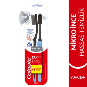 Colgate Mikro İnce Hassas Temizlik Yumuşak Diş Fırçası 1+1