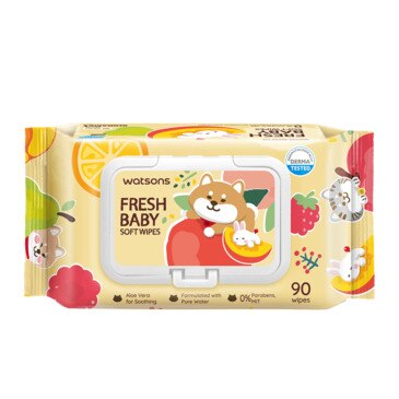 Watsons SHIBA FRESH BABY WIPES 90S