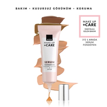 Avon Make Up + Care Serum Fondöten SPF30 228G