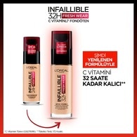 L'Oreal Paris Infaillible 32H Fresh Wear C Vitaminli Fondöten 130 True Beige