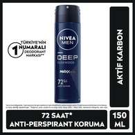 Nivea Men Erkek Sprey Deodorant Deep Dimension 150 ml