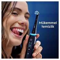 Oral-B iO Serisi Ultimate Clean Siyah Orijinal Yedek Başlıkları Derin Plak Giderme 2'li