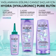 L'Oreal Paris Elseve Hydra [Hyaluronic] Pure Salisilik Asit içeren Yağlanma Karşıtı Nemlendirici Saç Kremi 250 ml