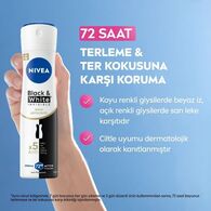 Nivea Black and White Invisible Kadın İpeksi Pürüzsüzlük Deodorant 150 ml