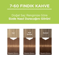 Palette Kalıcı Doğal Renkler 7-60 Fındık Kahve