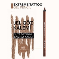 Flormar Extreme Tattoo Yoğun Pigmentli Işıltılı Jel Göz Kalemi No: 001