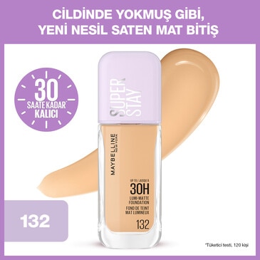 Maybelline New York Super Stay Lumi Matte Fondöten No: 132