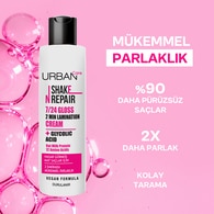 Urban Care Shake N Repair 7/24 Gloss Laminasyon Parlaklık Etkili Durulanan Bakım Kremi 200 ml